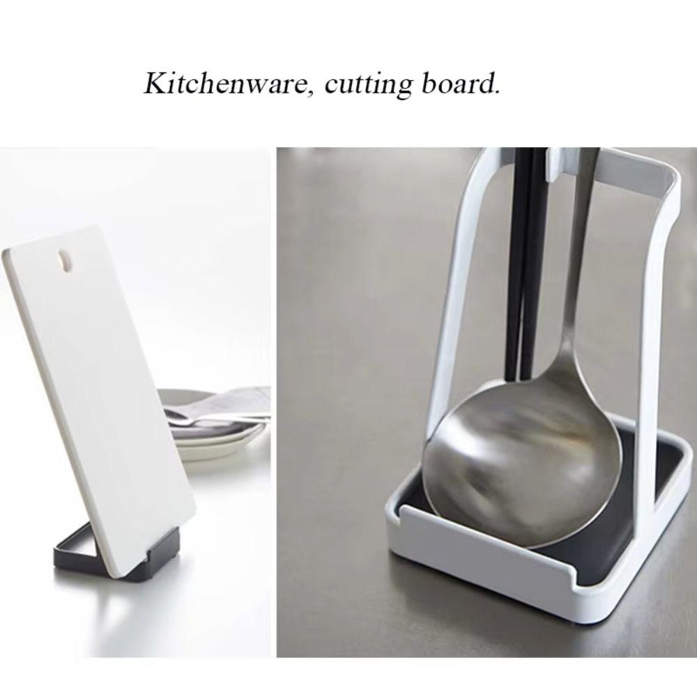 with Tray Lid and Spoon Rest Holder Multi-Function Pot Lid Organizer Rack  for Kitchen Utensil