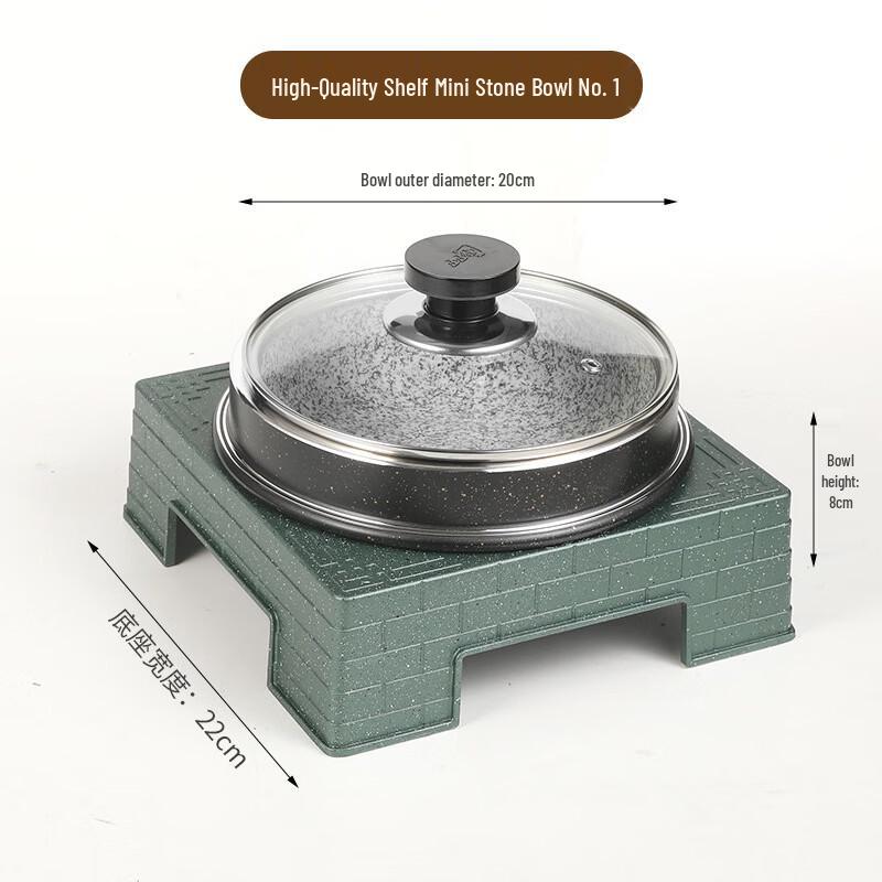 Natural Korean Stone Pot for Bibimbap