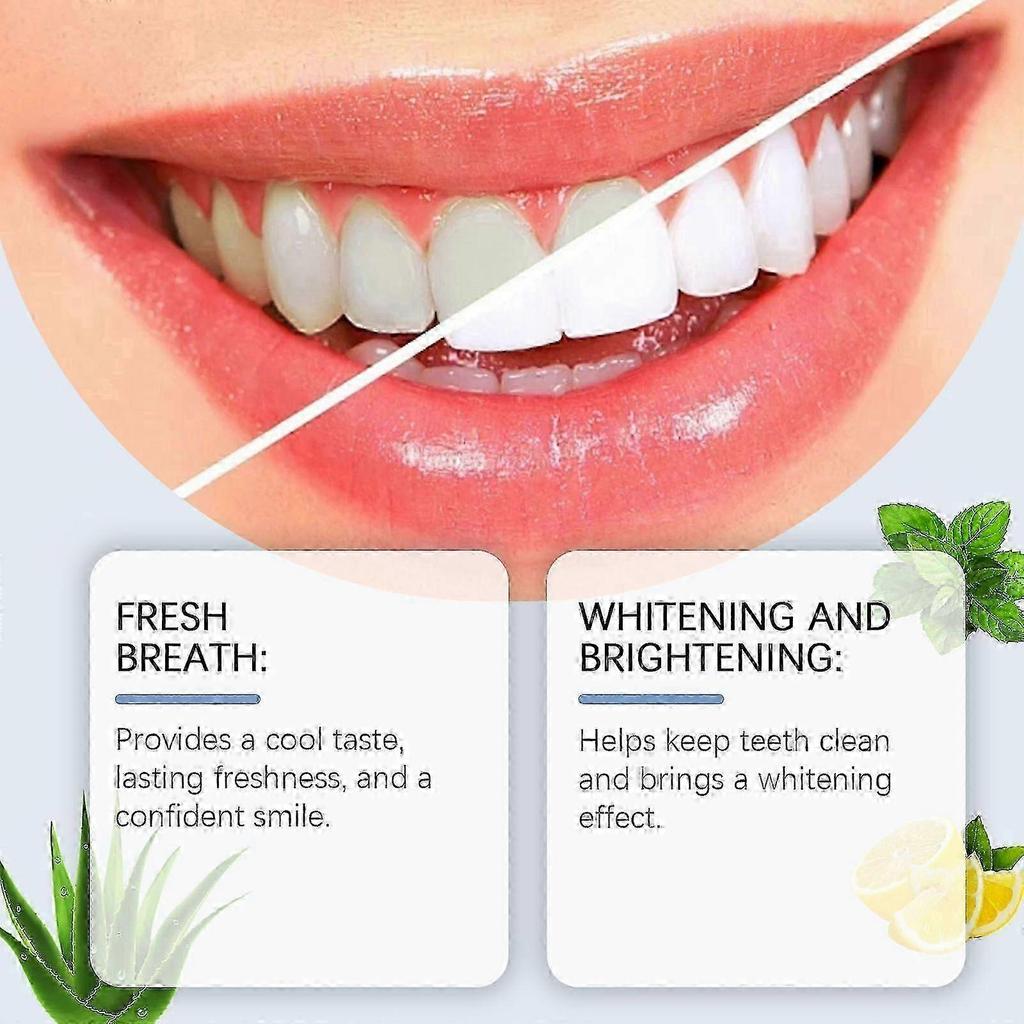 Oralhoe Mint Toothpaste Gently Clean Teeth Stains Teeth Yellow Shiny Teeth Daily Oral Care