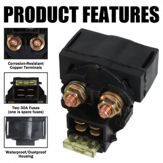 1x Starter Solenoid Relay for Kawasaki Bayou 220 KLF220 1988-2002
