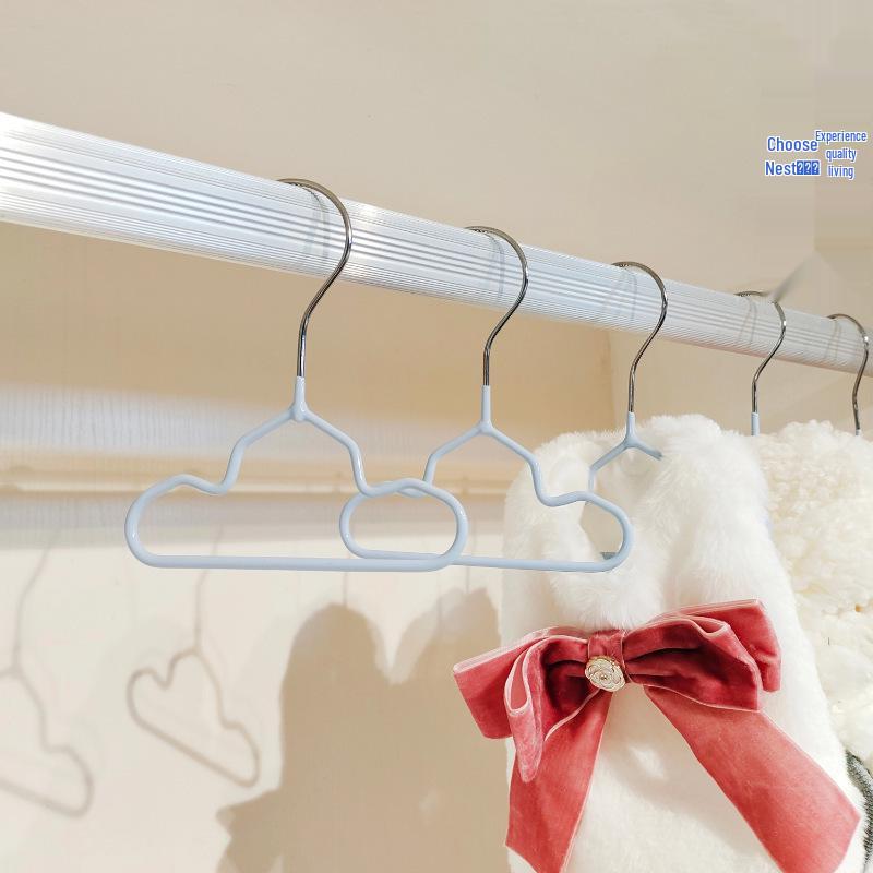 Non-Slip Cat and Kids Metal Clothes Hangers
