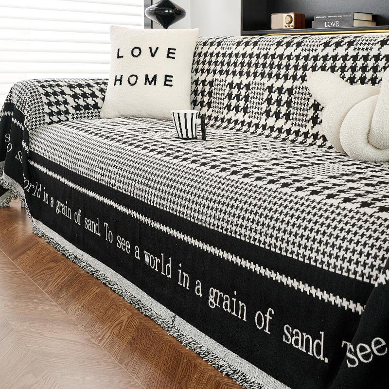 

Nordic High-Grade Sofa Towel Chenille Anti-Scratching Sofa Slipcover a Whole Full Cover Non-Slip Sofa Cover 180*130cm
