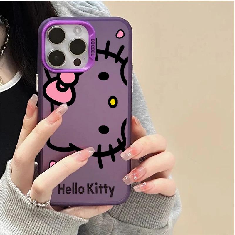 Case For Iphone 17 Pro Max 17 Air 1615 14 11 12 13 Pro Max 16 Plus 16e 13 Mini Phone Casing Hello Kitty Plating