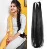 India Fashion Kart Nice Look Paranda Choti Black Colour 26 Inch Instant Ready For Fashionable Hair Extension (Black)