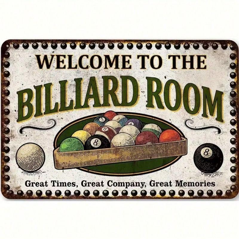 Placa Decorativa de Metal para Parede 20x30cm