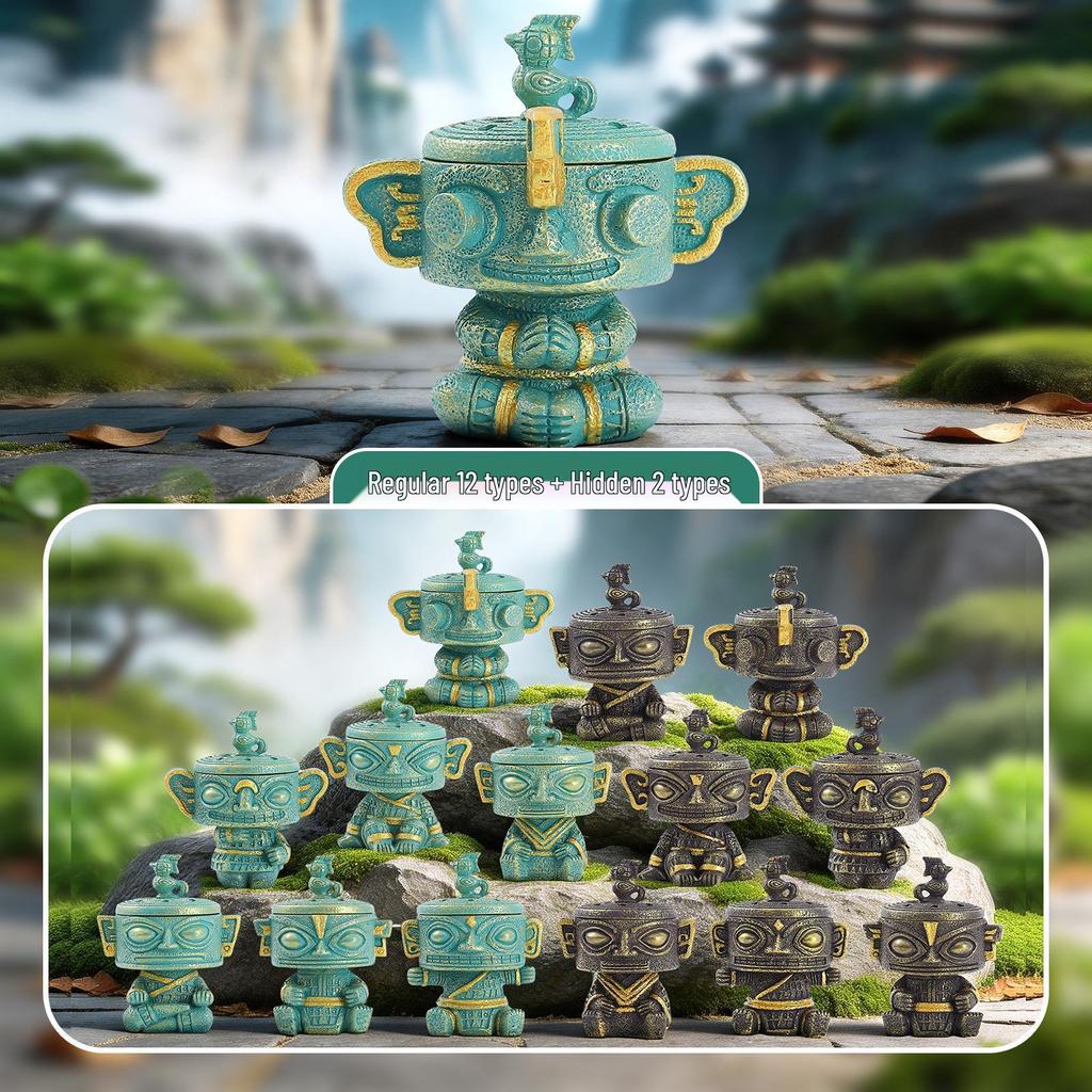 Guochao Hanfu Mädchen Figur: Frühlingsbrise Blind Box Sammlerstück – verträumte Dekoration & Geschenk