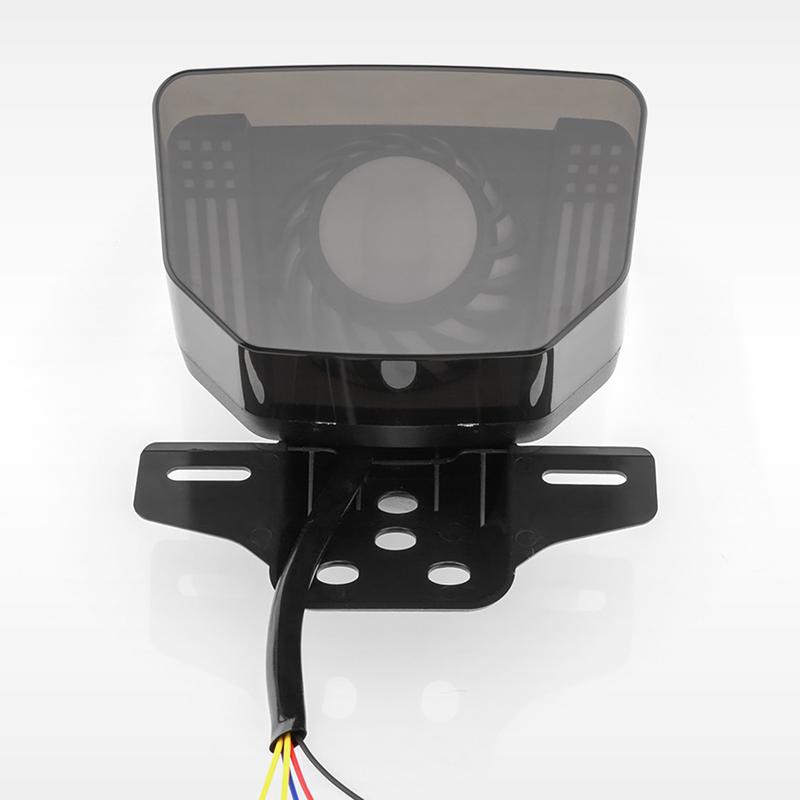 Luz Trasera Universal Luces Traseras de Motocicleta Luces Traseras Led de Motocicleta Impermeable Bombillas de Señal de Giro Accesorios de Motor