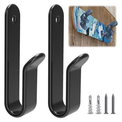 2 adet yatay Snowboard duvar rafları, duvara montaj klipleri yerden tasarruf sağlayan tasarım depolama askı vitrin rafı kayak tahtası depolama