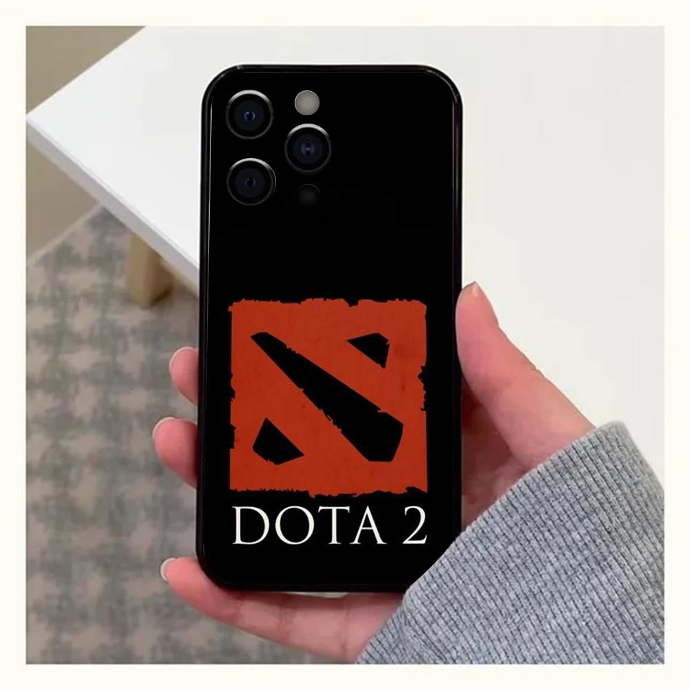 Game D-Dota 2 Phone Case For Apple iPhone 15,14,13,12,11,Pro,X,XS,Max,XR,Plus,Mini Soft Black Cover