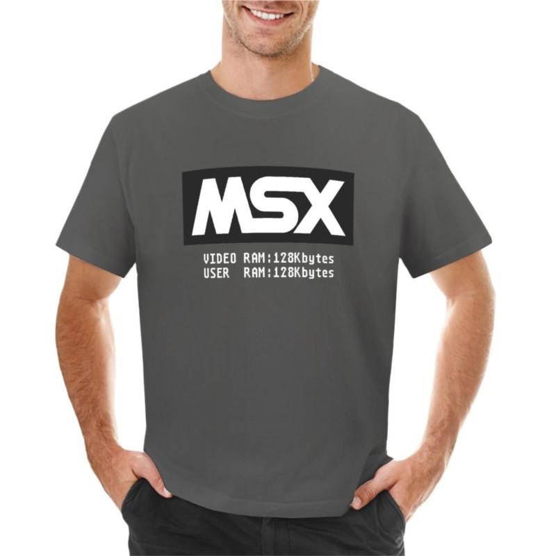 

MSX BIOS TShirt quick drying shirt blank t shirts black t shirts mens clothes 3XL