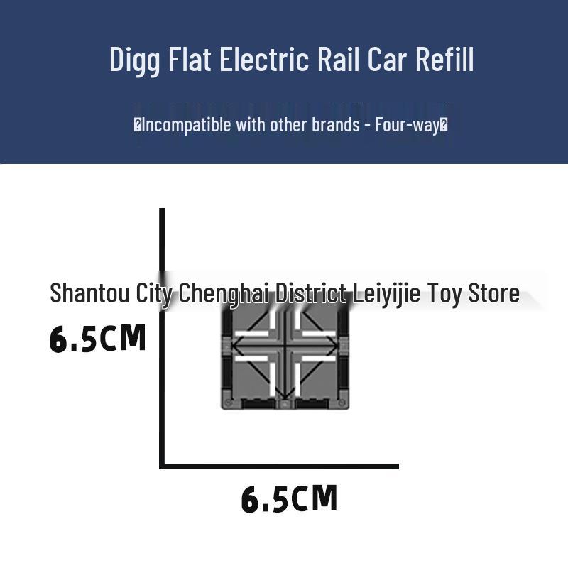 Magnetic Track Car Building Blocks Refill Pack: City Traffic Parking Lot Challenge Toy Accessories