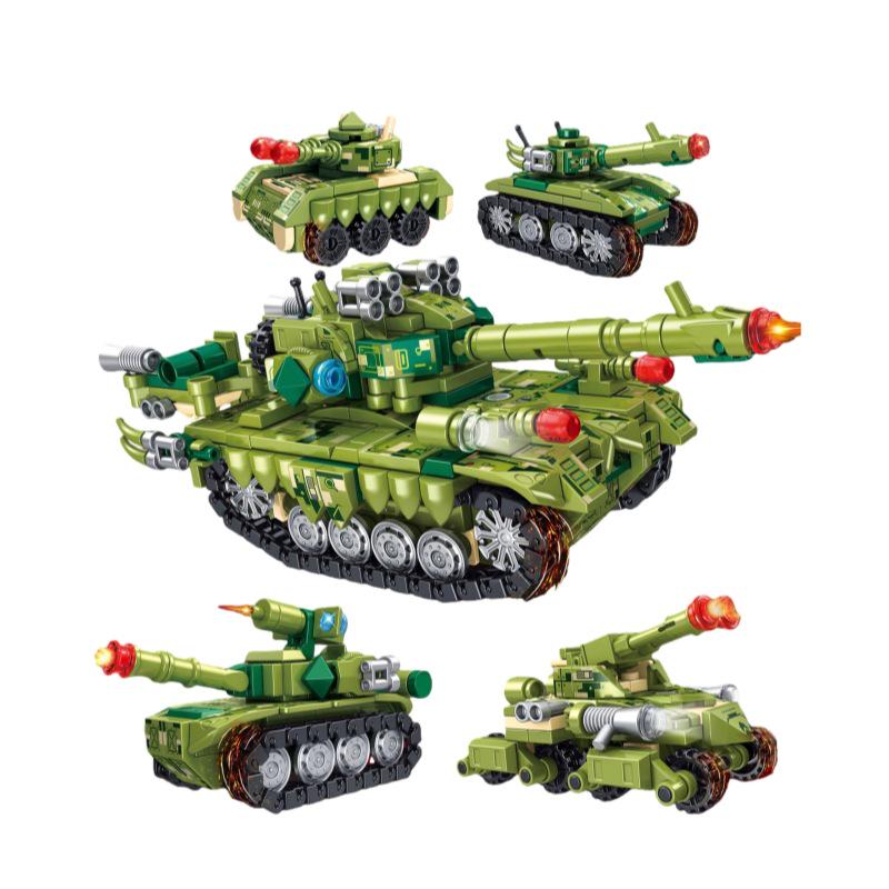 Educational Military Tank Building Blocks Toy for Kids
