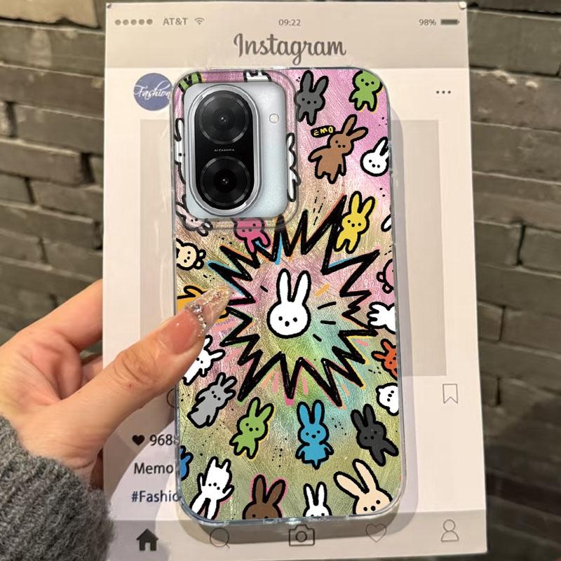 

Градиентный Радужный Кот Мультяшный Чехол для Девочек для Xiaomi Redmi Note 14 Pro 14C 13C 10 9A 9C 13 12 11 10S 9 8 Plus A5 A4 A3 A2 A1 Чехол Redmi A3X белый