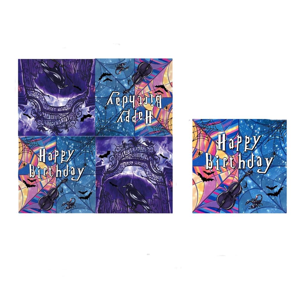 Theme Party Supplies Birthday Decoration Tableware Party Atmosphere Layout Banner Props