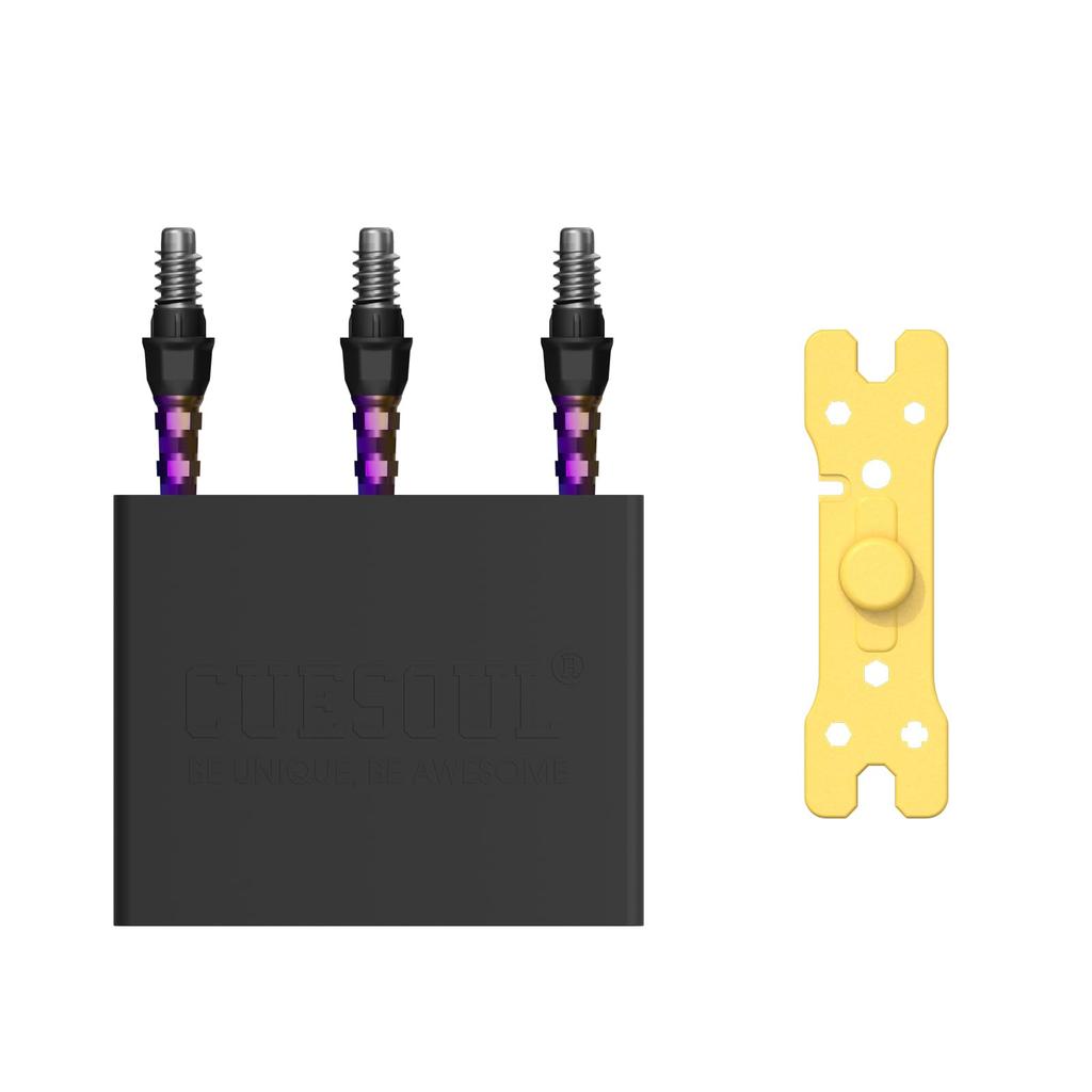 CUESOUL OTO small thread steel tip dart points V type (CSDA-GZ10-QM37)