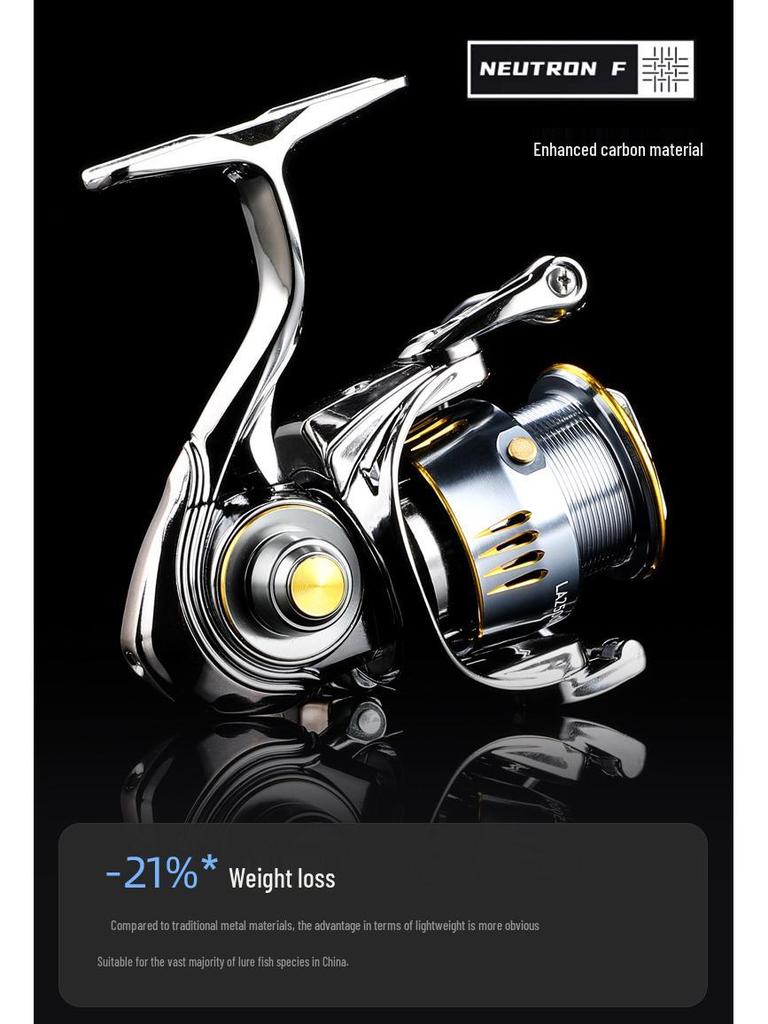 XSHARKS LA Series: Full Carbon Spinning Reel for Long Cast, Freshwater, and Saltwater Fishing