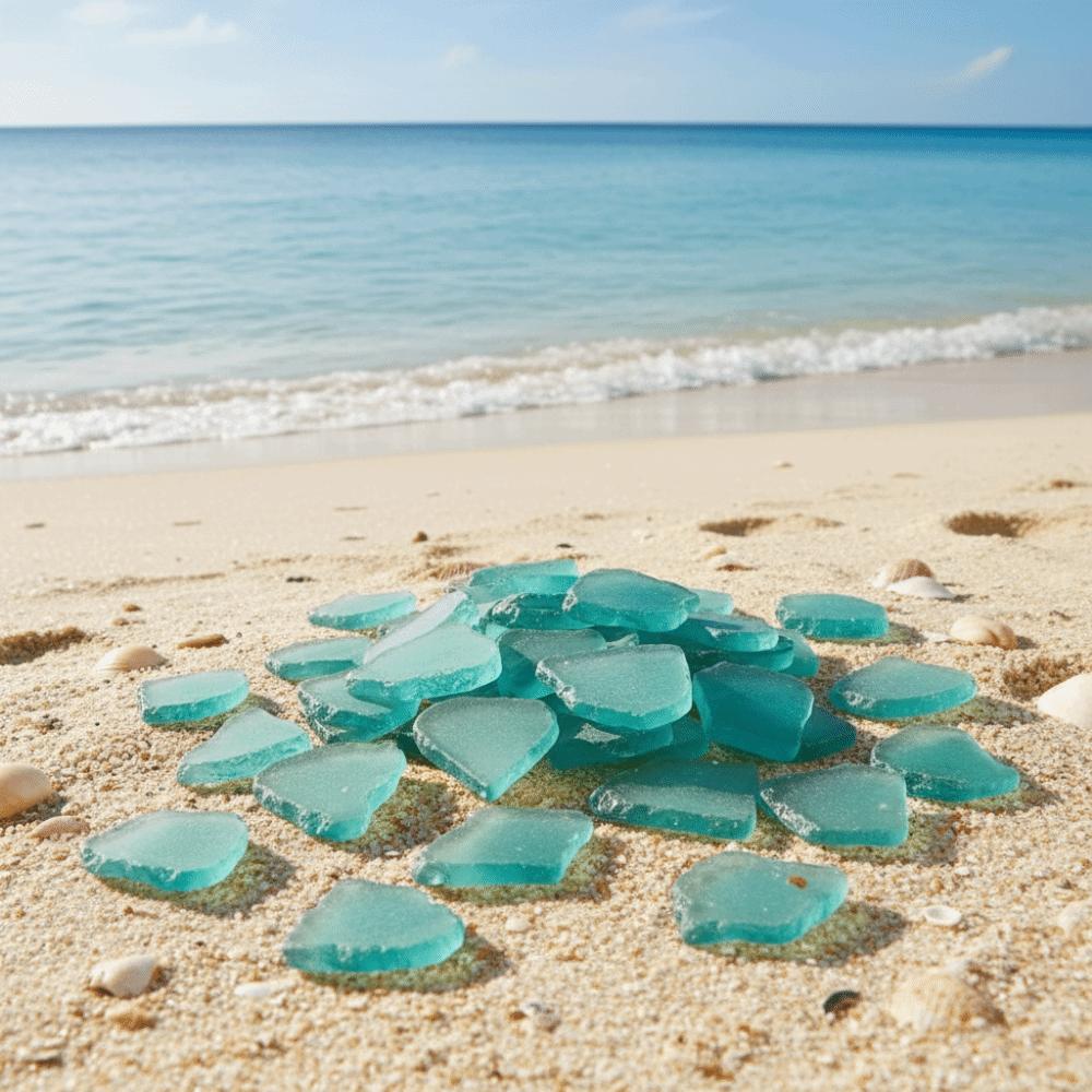 500g Crushed Sea Glass Frosted Sea Glass Decor Vase Filler Sea Glass Pieces Beach Wedding