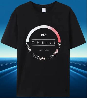 New Beach Mens Summer Hot Sale Mens Curled Oneill 100cotton T Shirt Round Garland Logo Top Quality Tees