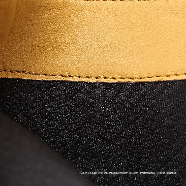 Pánské kožené Chelsea boty bez tkaniček - Kotníkové, Britský styl, s vnitřním zvýšením výšky a teplem Martinových bot.