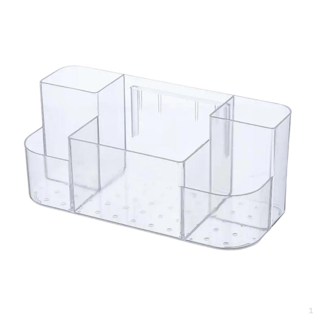 Wall Bathroom Shelf Cosmetic Display Case Lightweight No Makeup Tray Holder Organizer Storage Box