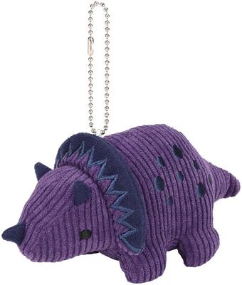 Skater Triceratops Dinosaur Plush Mascot Keychain Ball Chain ZNKH1-A