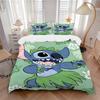 Lilo Stitch Tropical Adventure Print 3Pcs Bedding Setduvet Cover With 2 Bedropillowcase Home Birthday Gift