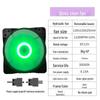 RGB 12CM LED Silent Desktop Cooling Fan with Luminous Rainbow Effect