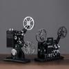 Resin Craft Movie Film Projector Sculpture Handmade Exquisite Cinema Projector Ornaments Lightweight Projector Model Cafe