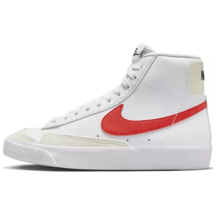 

Nike Blazer Mid 77 GS White Picante Red Kids Sneakers Coconut-Milk DA4086-110 35.5