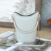 Natürliches Herbst-Rindsleder High-End Retro Ketten-Handtasche Beliebte Lederstruktur Schulter-Crossbody-Beuteltasche Damen-Tasche