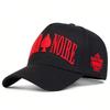 Baseball Stitching Embroidered Spades Noire Amour Neutral Gender Women  Men For Caps Spring And Autumn Outdoor Adjustable Casual Hats Hip Hop Urban