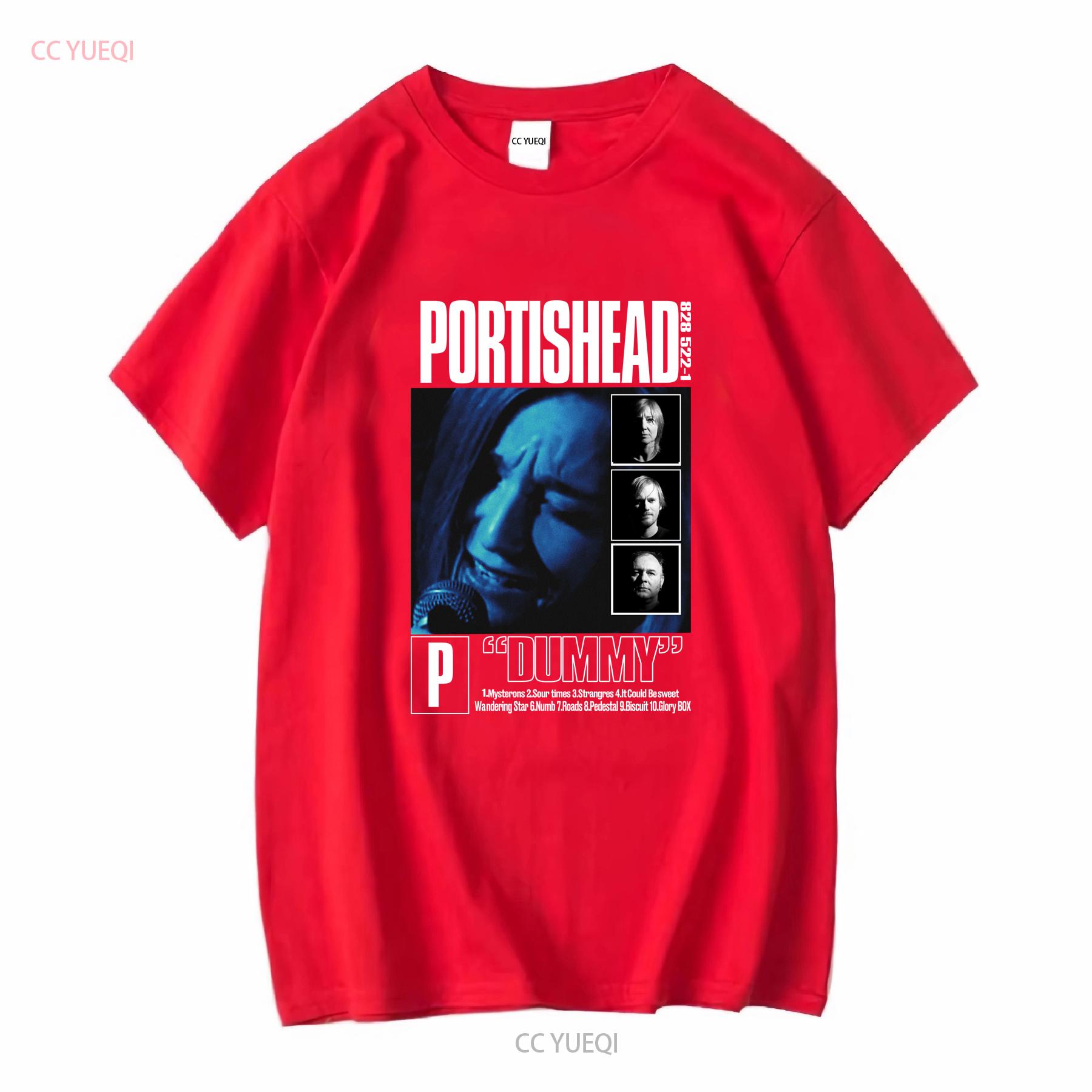 Portishead Dummy Vintage 90s T Shirt Rock Trip hop Band long or short sleeves vintage Washed Casual Slightly Comfortable S