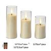 Acrylic Bullet-Shaped Remote-Controlled Flameless Candle Lamp