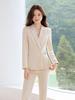 2025 Autumn Apricot Women's Suit Set: Professional Attire for Hotel and Jewelry Store Managers