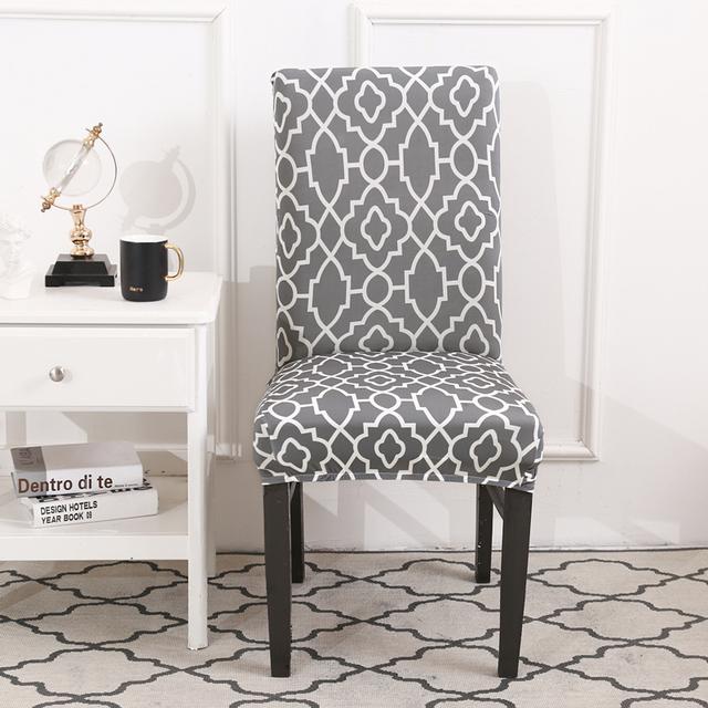 Spandex Seat Chair Cover Removable Slipcover Anti -Dirty Kitchen Cover For Banquet Wedding Dinner Restaurant Housse De Chaise 1pc for Home