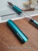 MOONMAN T1 Handmade Resin Fountain Pen, Large Capacity Piston Filler, Fine Nib with Aluminum Alloy Barrel