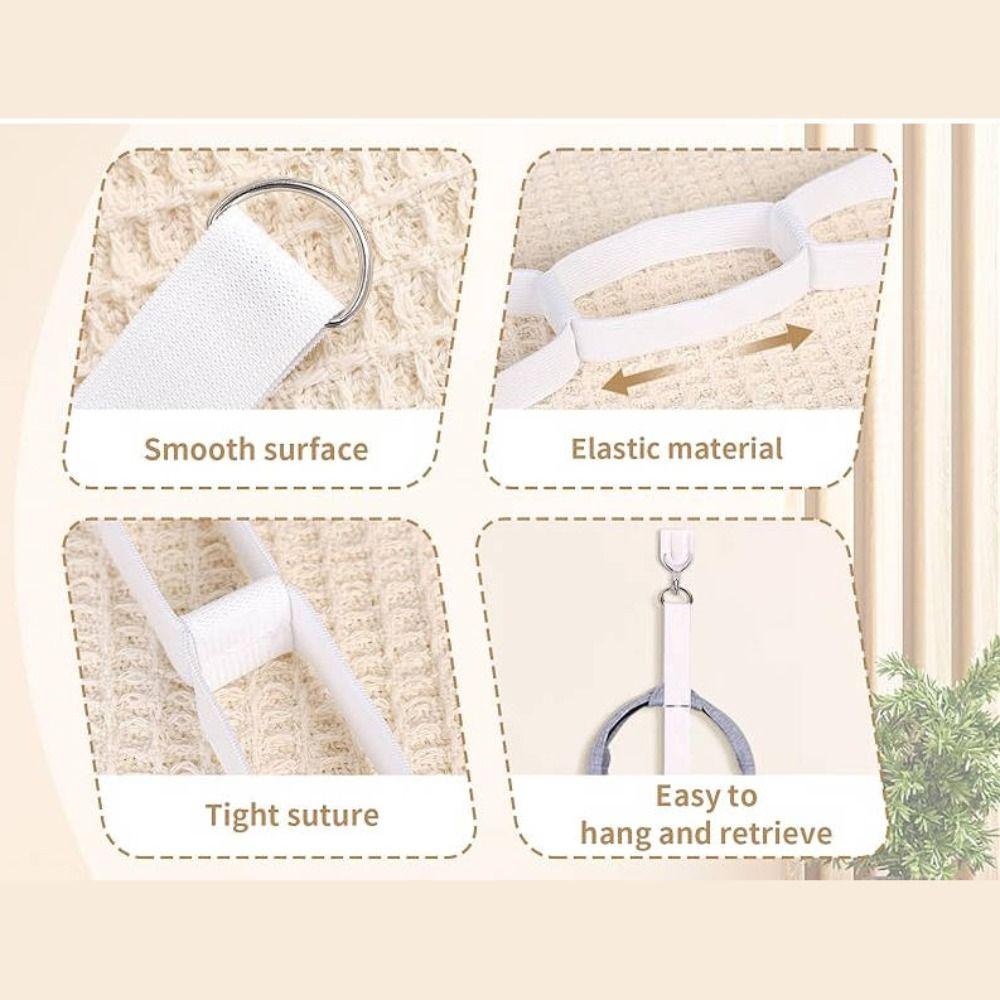 Gift Elastic Headband Holder Universal Wall Mounted Hanging Hairband Storage Large Capacity Hair Hoop Organizer Bedroom Decor