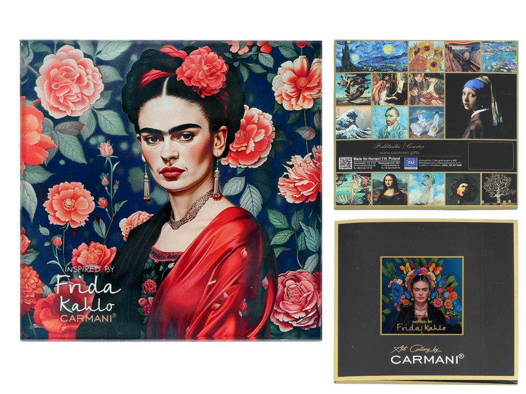 Szklana Podkładka Pod Szklankę Frida Kahlo Salon Stół Kuchnia Prezent