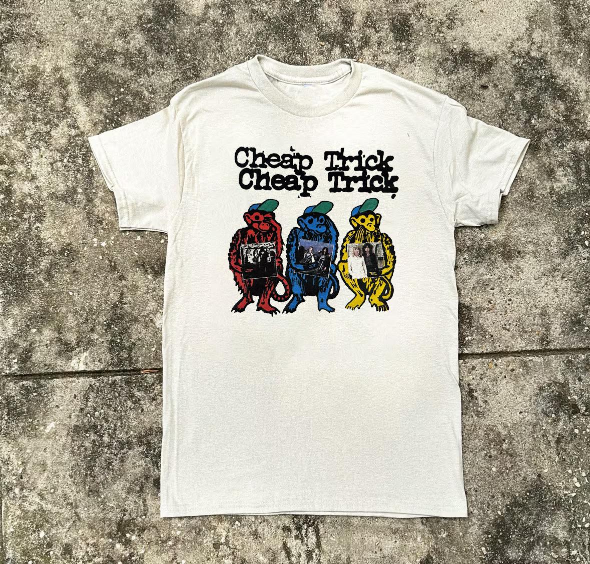 26 Cheap Trick Band Music White T-Shirt Cotton Unisex S-2345XL TMB4167it Unisex T-Shirt XXL