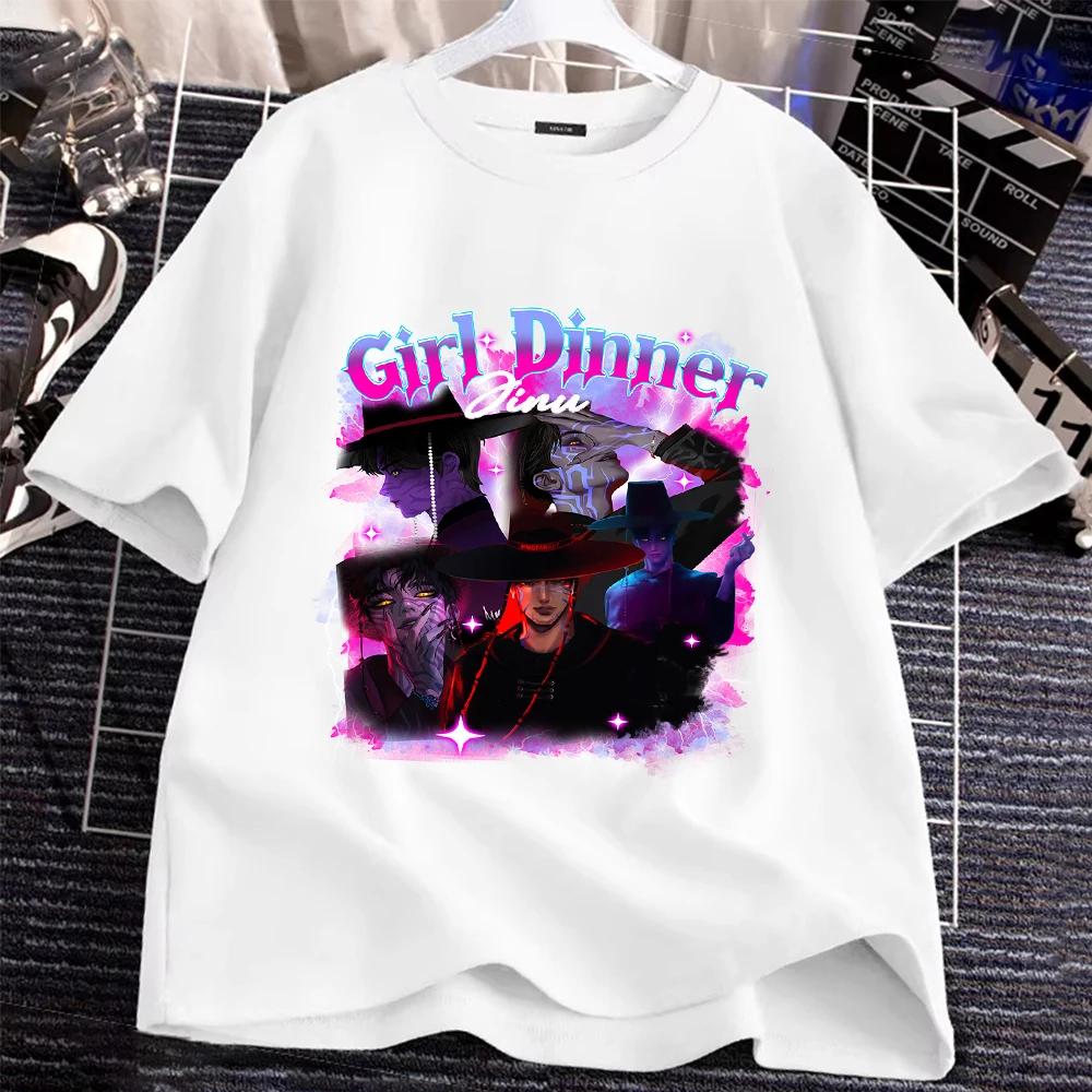 

Summer K-pop Demon Girl Group and Boy Group Printed Children s 1 T-shirt Street Casual Short Sleeve Shirt 160