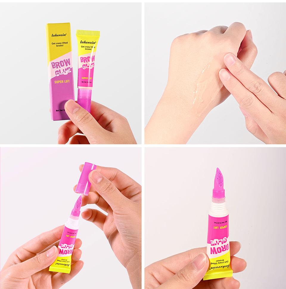 Eyebrow Shaping Gel Transparent Waterproof Eyebrow Shaping Gel Natural Long Lasting 3D Eyebrow Enhancers