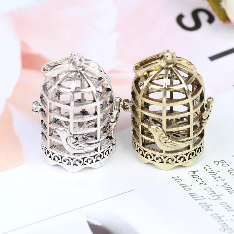 1:12 Scale Dollhouse Miniature Furniture Metal Bird Cage for Dollhouse Decor For Kids Creative Play