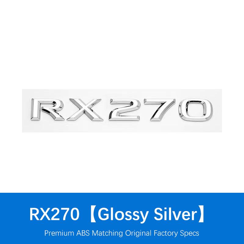 WQB1 Car trunk letter sticker Accessory For Lexus IS250 ES200 ES240 ES250 ES300 ES350 IS200 IS300 NX200t NX300 RX270 RX300 RX350