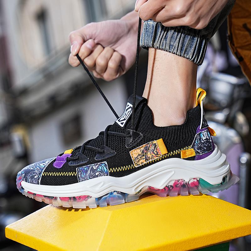 Boty pánské Tenisky Mužské ležérní Pánské Boty tenis Luxusní boty Trenér Závody Prodyšné Boty módní povaleči běhání Boty pro muže