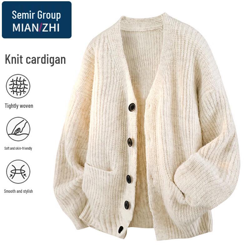 Men's Knitted Cardigan Sweater