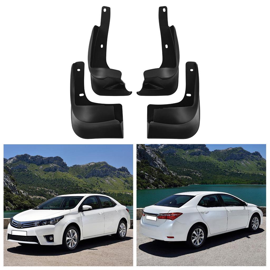 Leather Car Mud Flaps for 2014-2018 Corolla & 16 Levin - Large Version