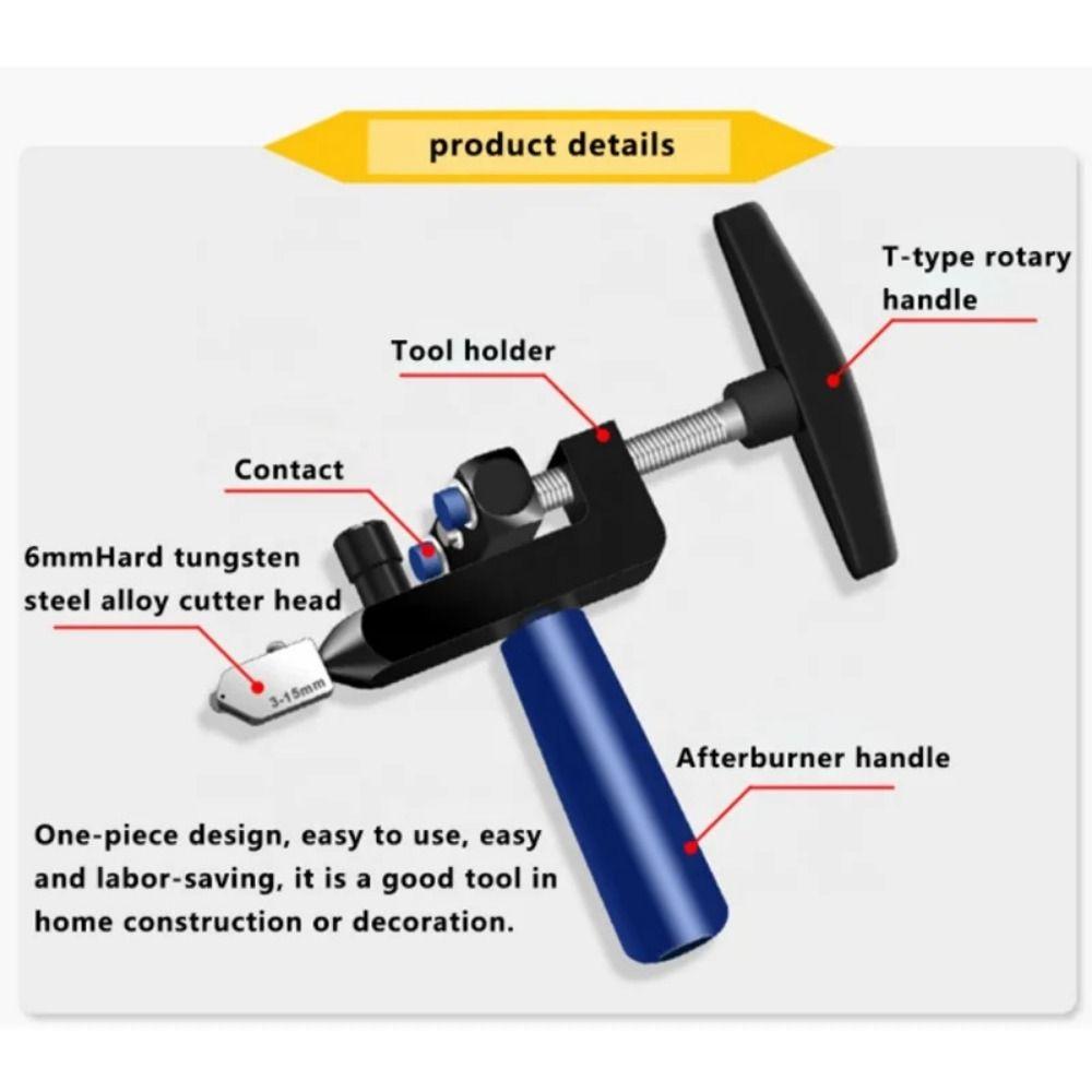Porcelain Cutting Glass Tile Cutter Manual Operation Ceramic Tile Cutting  Construction Work