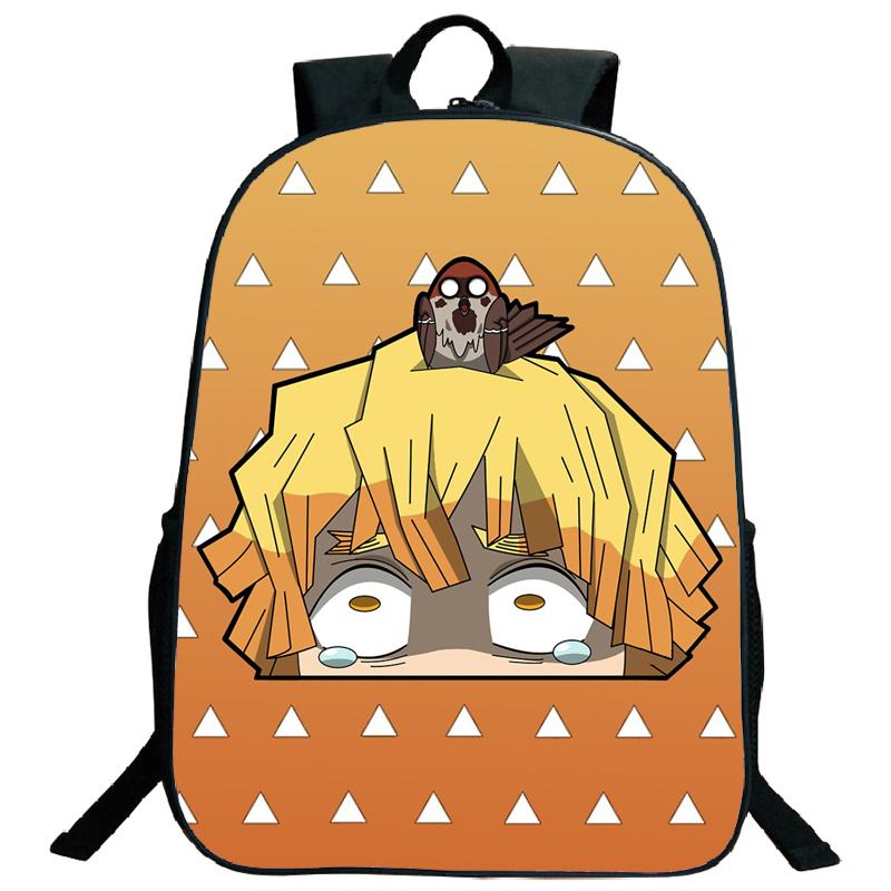 Demon Slayer Backpack Kimetsu No Yaiba Tanjiro Nezuko Kamado Teenarges Schoolbag Laptop Bag Boys Girls Rucksack Travel Shoulder Bags
