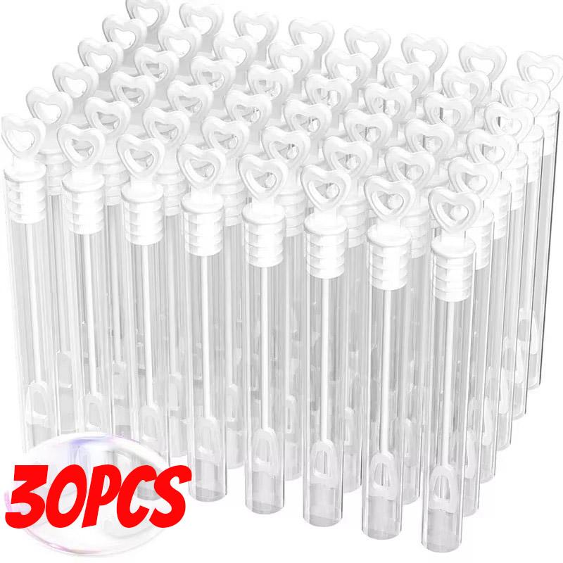 100/10PCS Bubble Soap Bottles Mini Love Heart Shape Tube Bubble Wand Wedding Gift for Guests Birthday Party Decorations Kid Toys