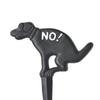 Dog Poop Sign Inserted European American Grass for Home Garden Decoration